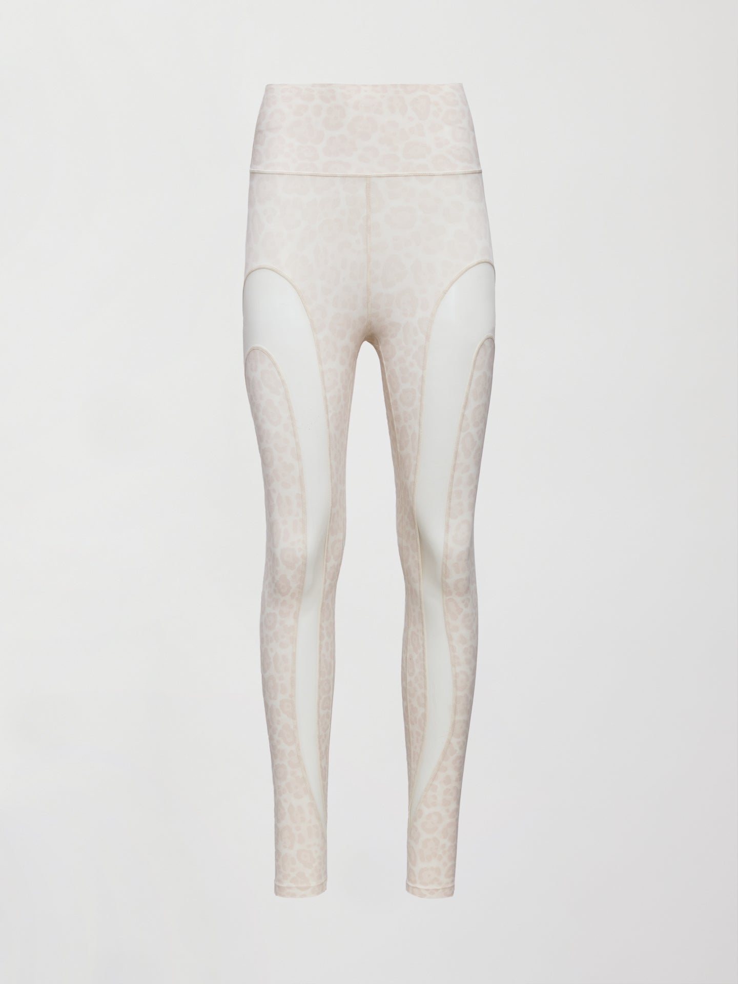 Carbon38 Sheer Spliced Legging in Melt - Snow Leopard