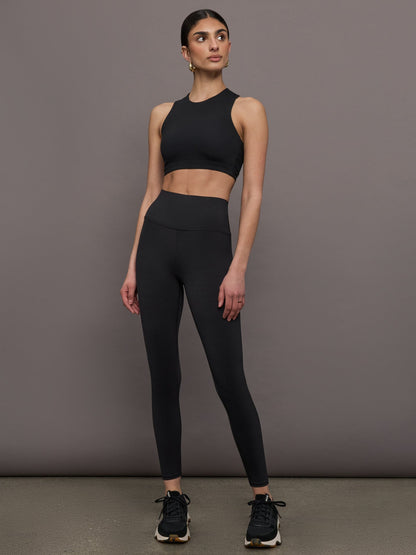 Carbon38 Open Back Bra in Melt - Black