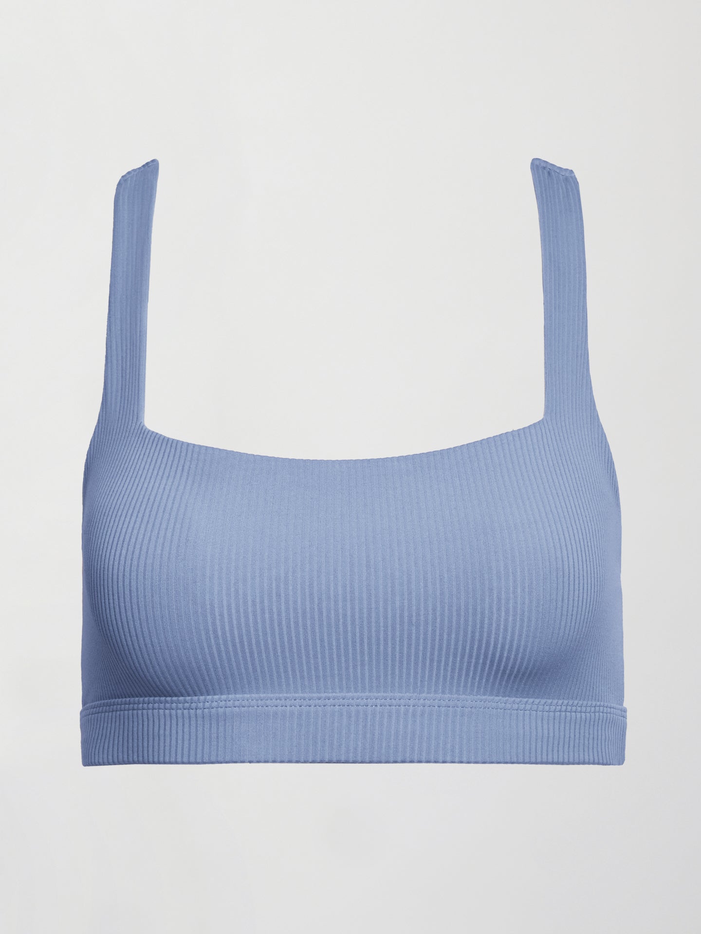 Carbon38 Racerback Bra in Ribbed Melt - Hydrangea