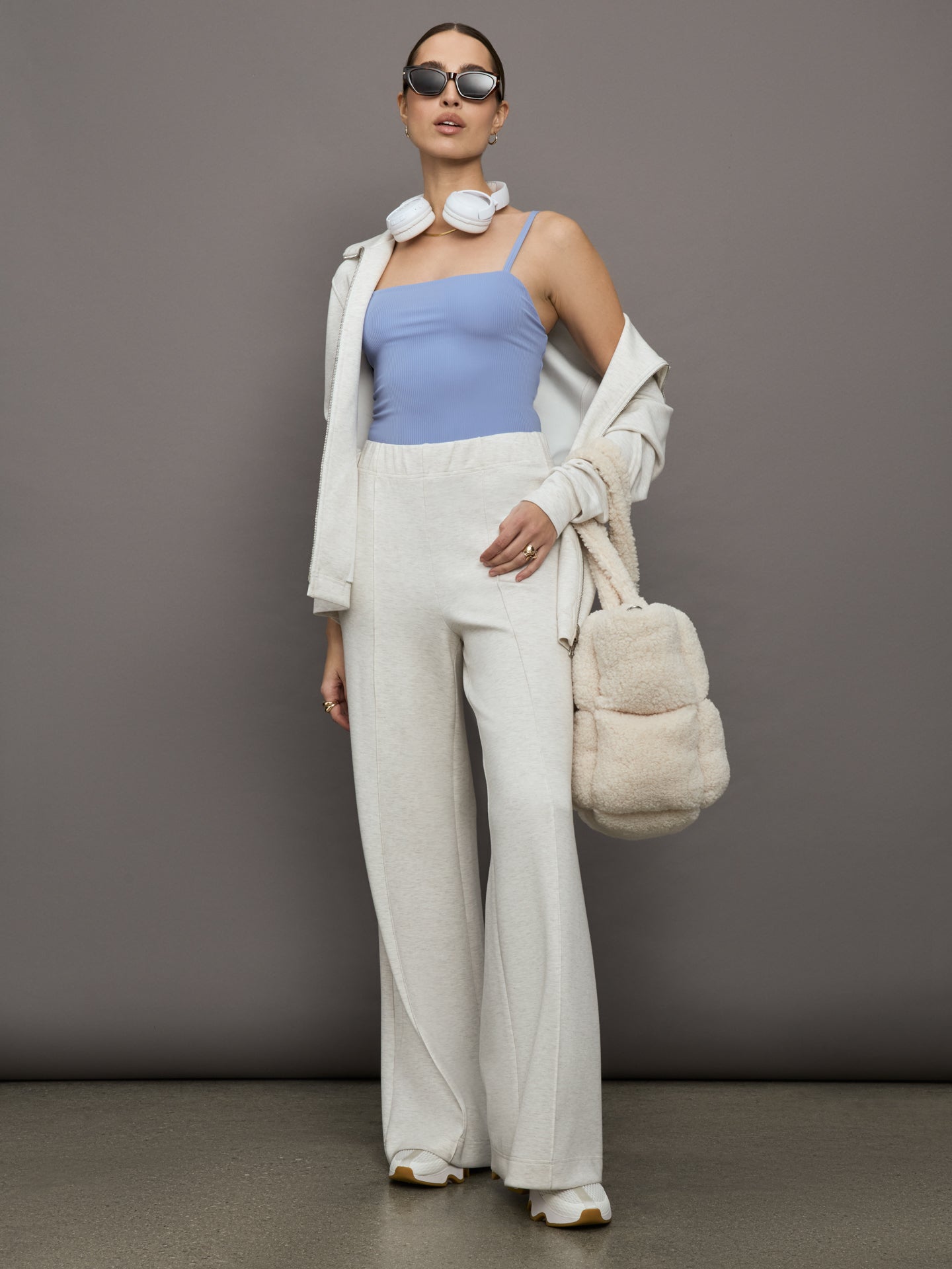 Carbon38 Bodysuit in Ribbed Melt - Hydrangea