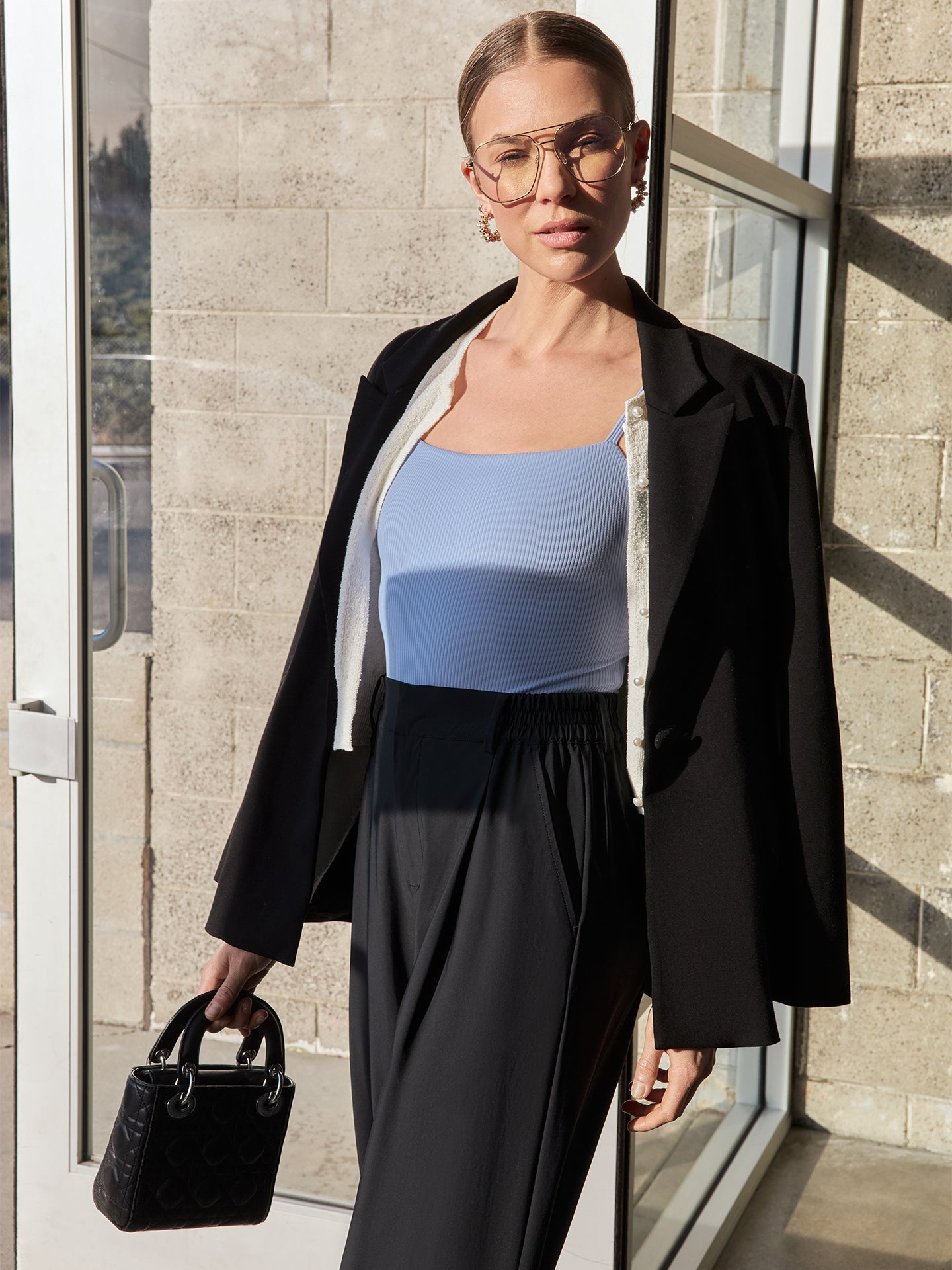 Carbon38 Bodysuit in Ribbed Melt - Hydrangea