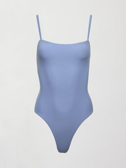 Carbon38 Bodysuit in Ribbed Melt - Hydrangea