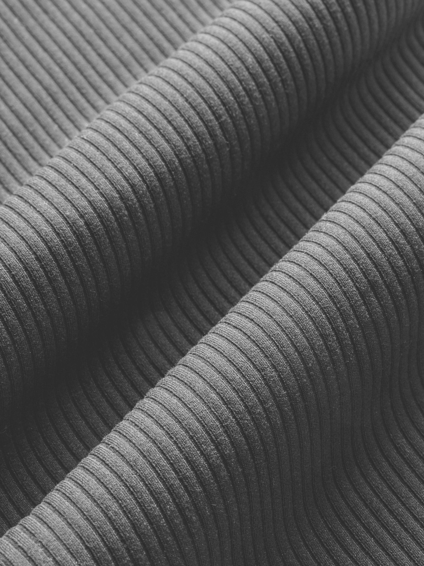 Carbon38 Racerback Bra in Ribbed Melt - Steel Grey