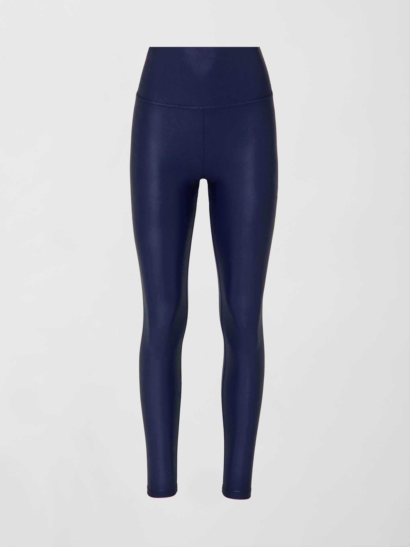 Carbon38 High Rise Full-Length Legging in Takara Shine - Navy Blazer