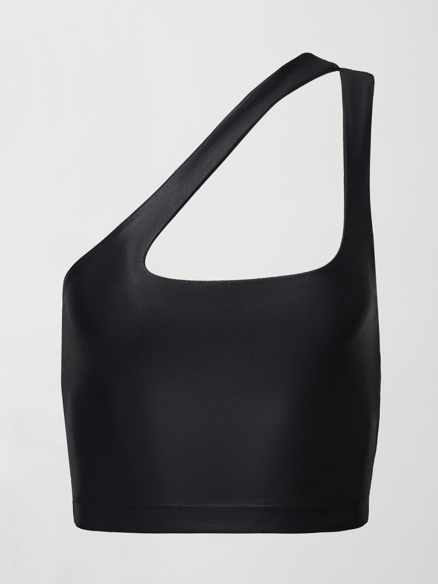 Carbon38 One Shoulder Bra Top in Takara Shine - Black