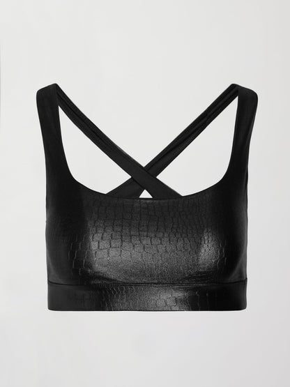 Carbon38 Crocodile Criss Cross in Black