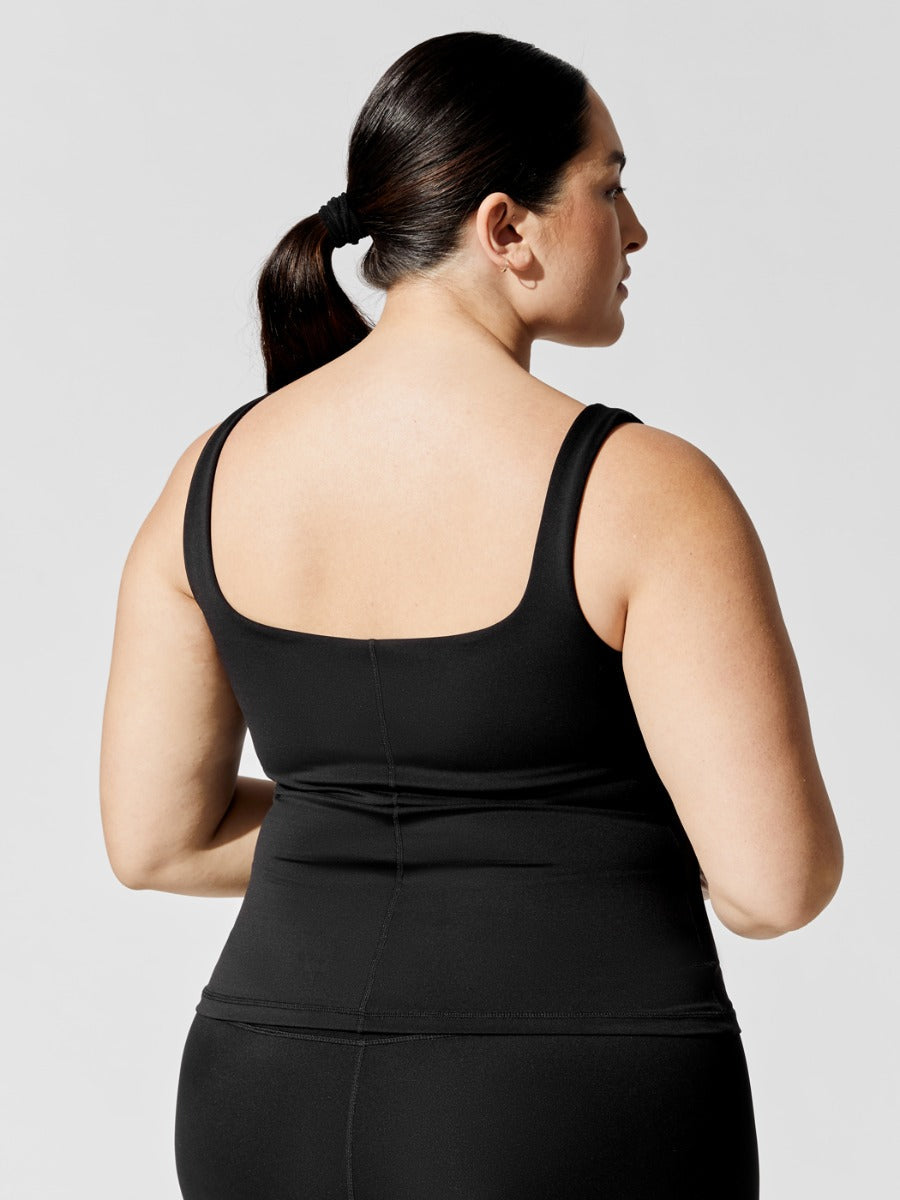 Carbon38 Tank In Diamond Compression - Black