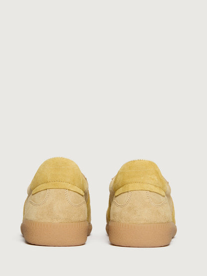 Carbon38 Jackie Court Sneaker - Butter Suede Combo