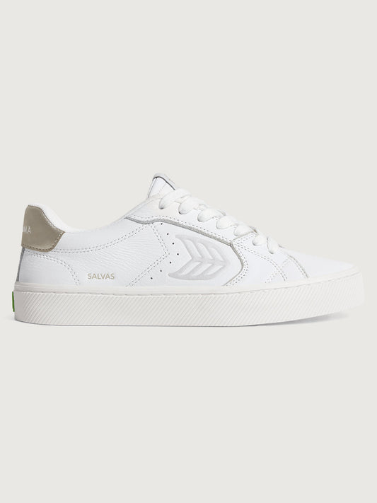 Carbon38 Salvas Premium Leather - White/Metallic Gold & Ice
