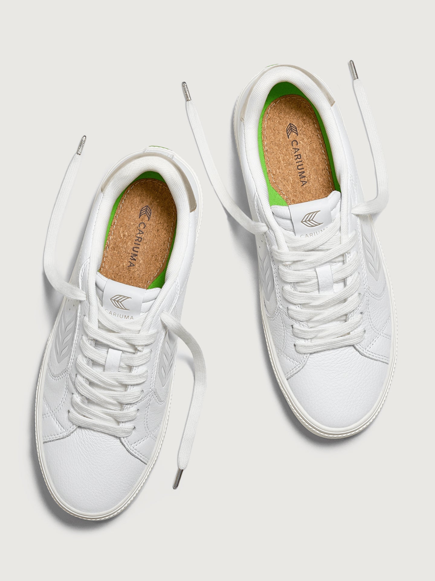 Carbon38 Salvas Premium Leather - White/Metallic Gold & Ice
