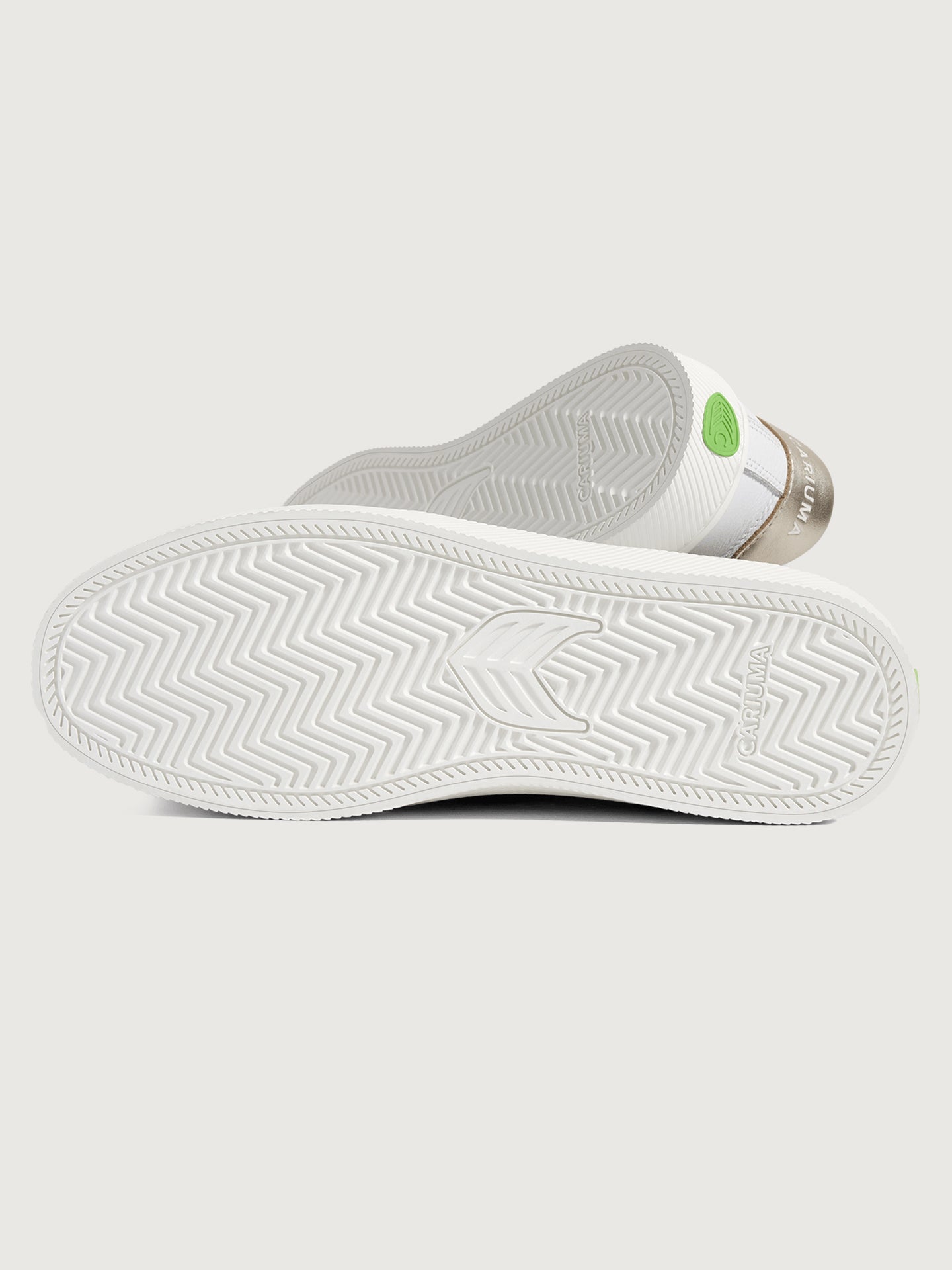 Carbon38 Salvas Premium Leather - White/Metallic Gold & Ice