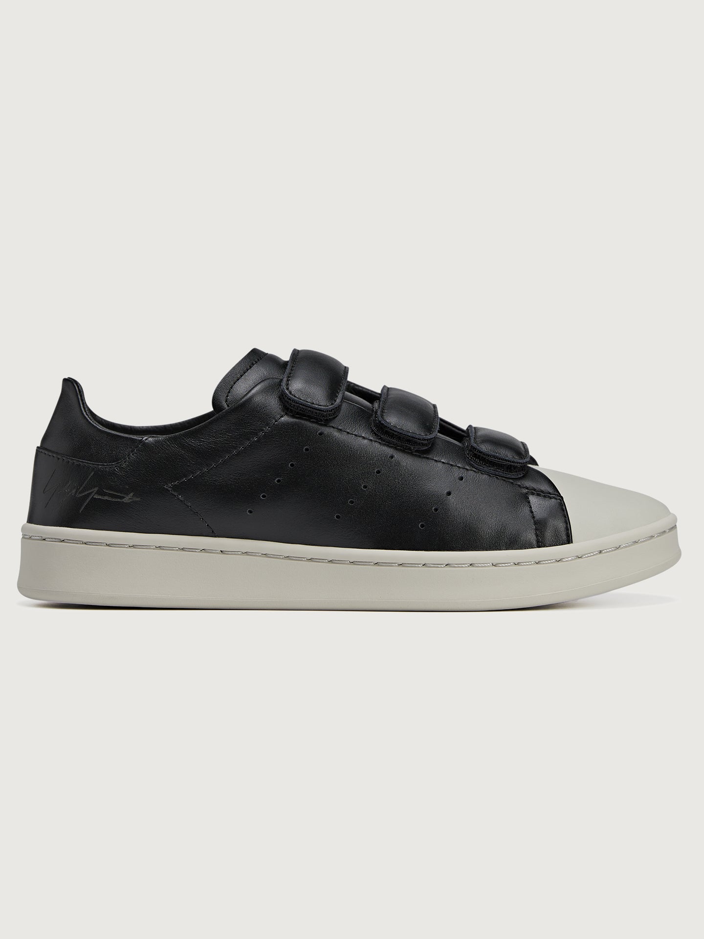 Carbon38 Y-3 Stan Smith Velcro - Black/Talc