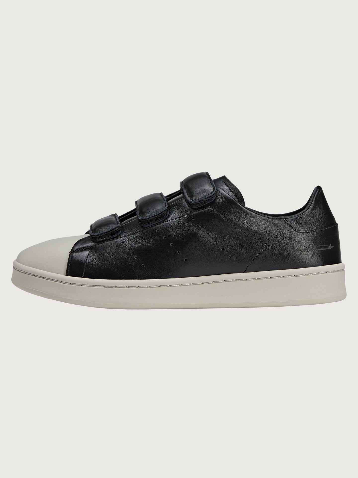 Carbon38 Y-3 Stan Smith Velcro - Black/Talc
