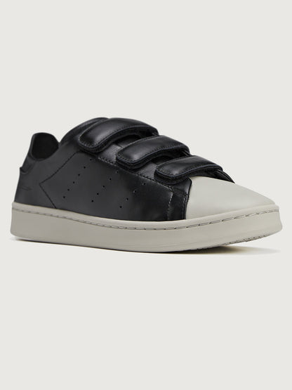 Carbon38 Y-3 Stan Smith Velcro - Black/Talc