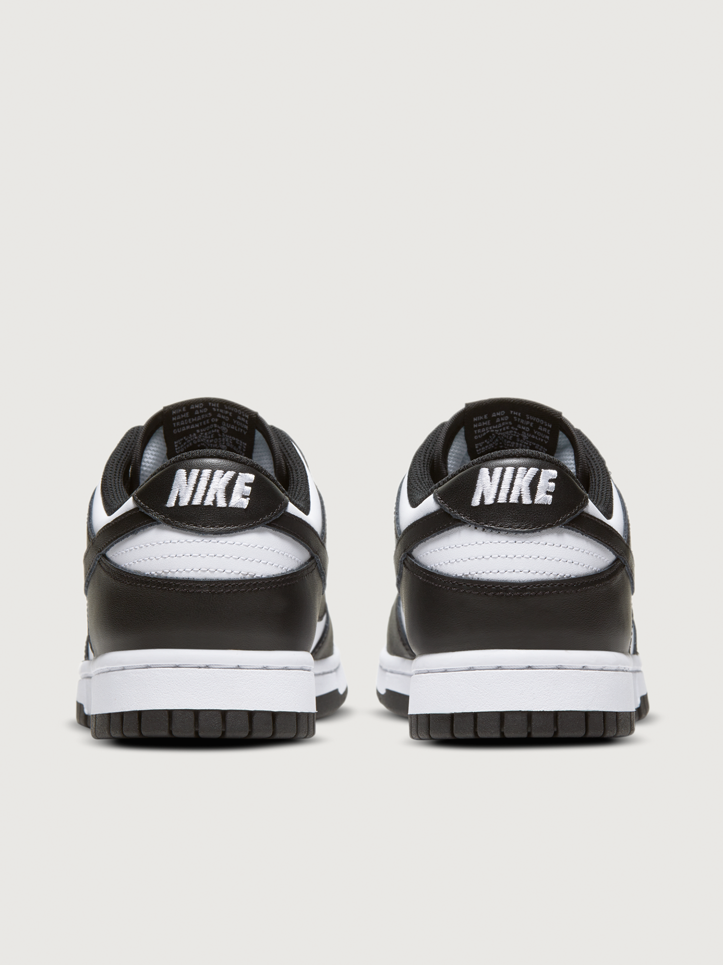 Carbon38 Nike Dunk Low - White/Black-White