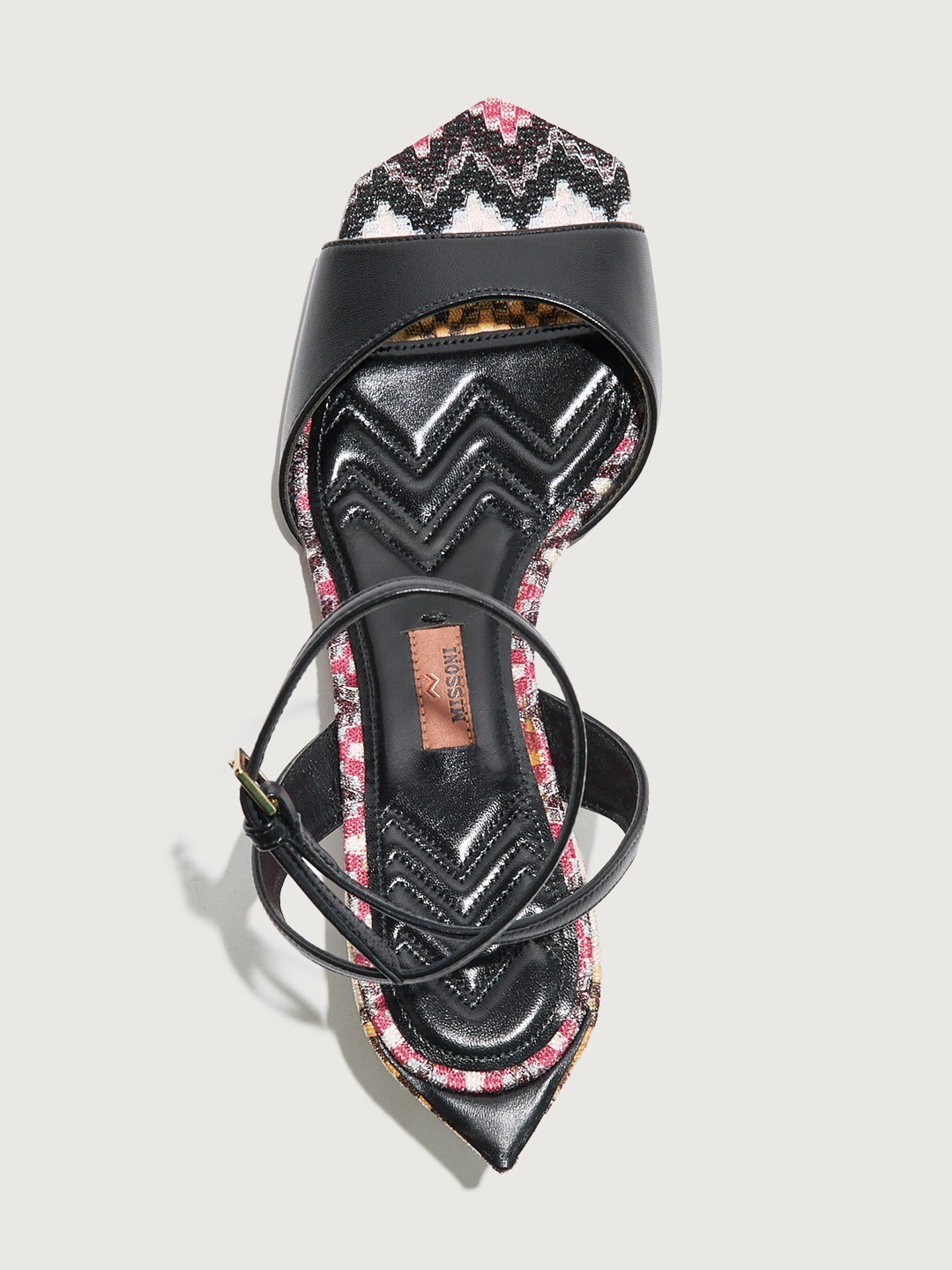 Carbon38 Sicilia Leather - Black Leather/ Raschel Wave