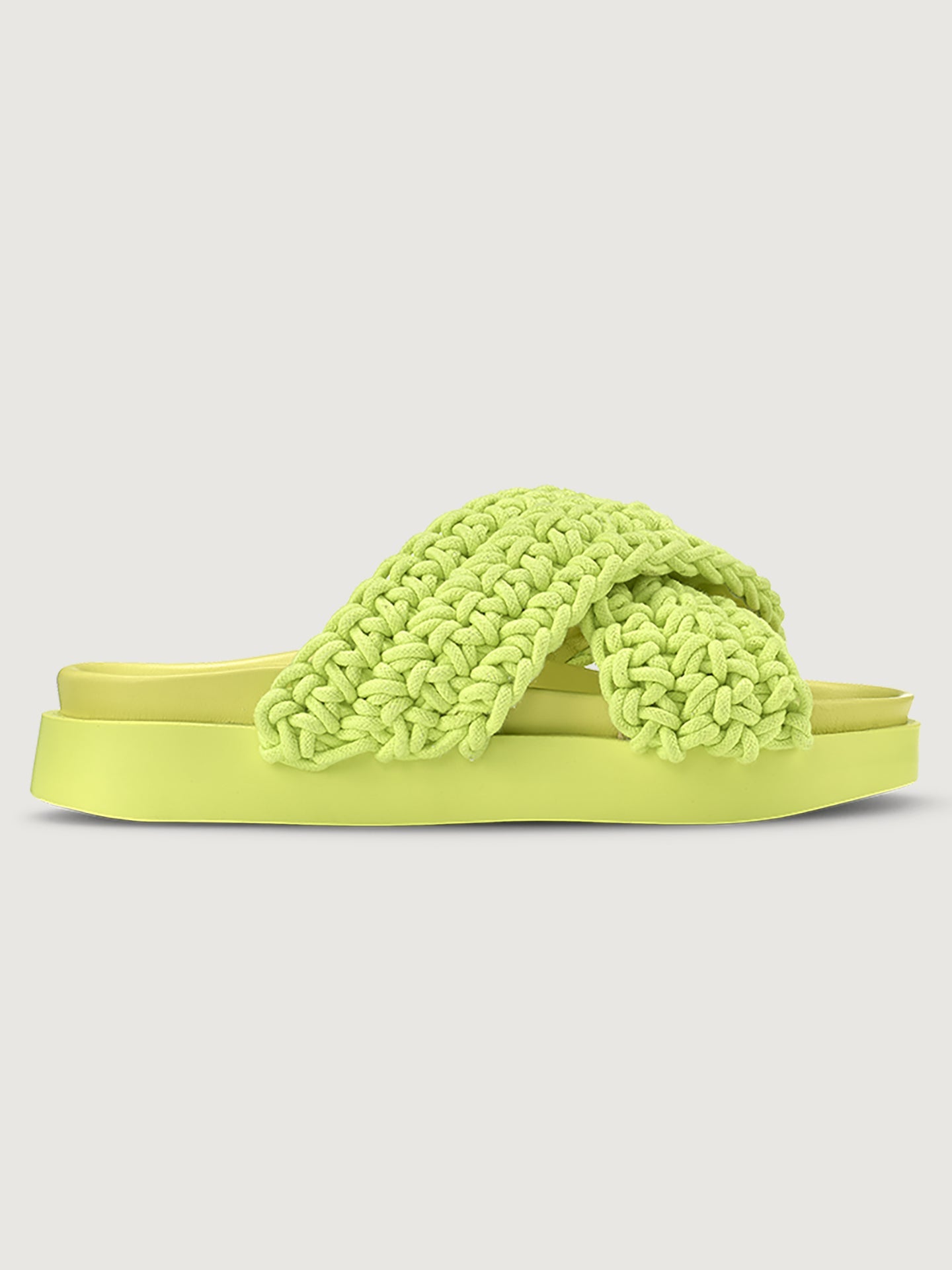 Carbon38 Woven Slide - Lime