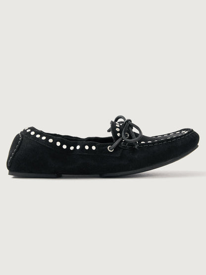 Carbon38 Calla Suede Studs - Black