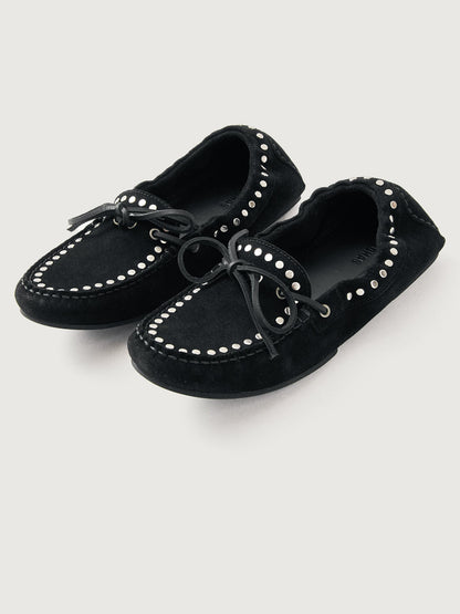 Carbon38 Calla Suede Studs - Black