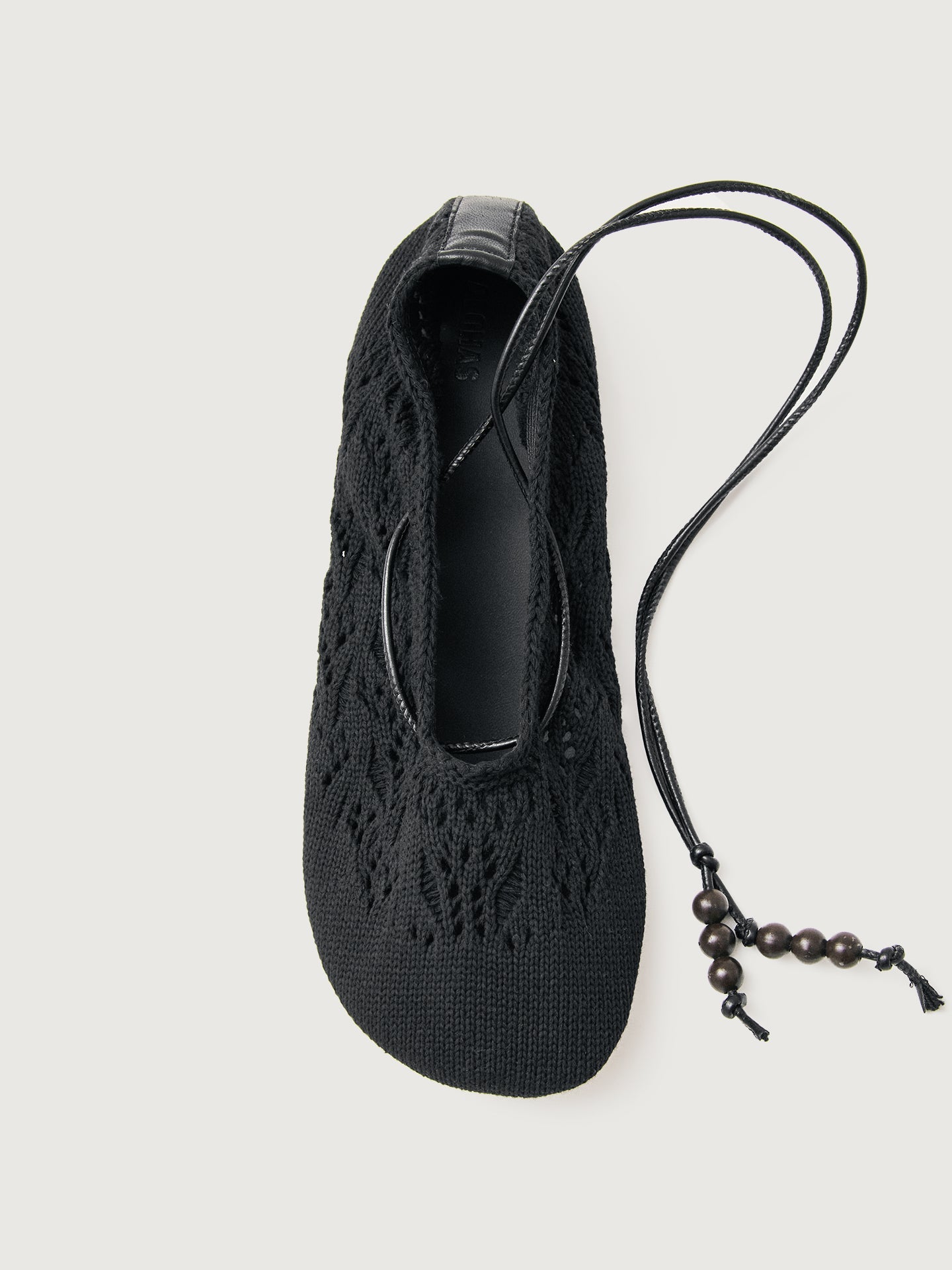 Carbon38 Rosemary Crochet Flat - Black