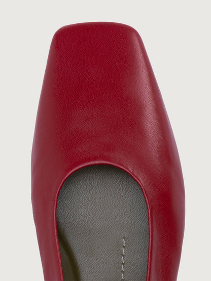 Carbon38 Augusta Ballet Flat - Medium Red