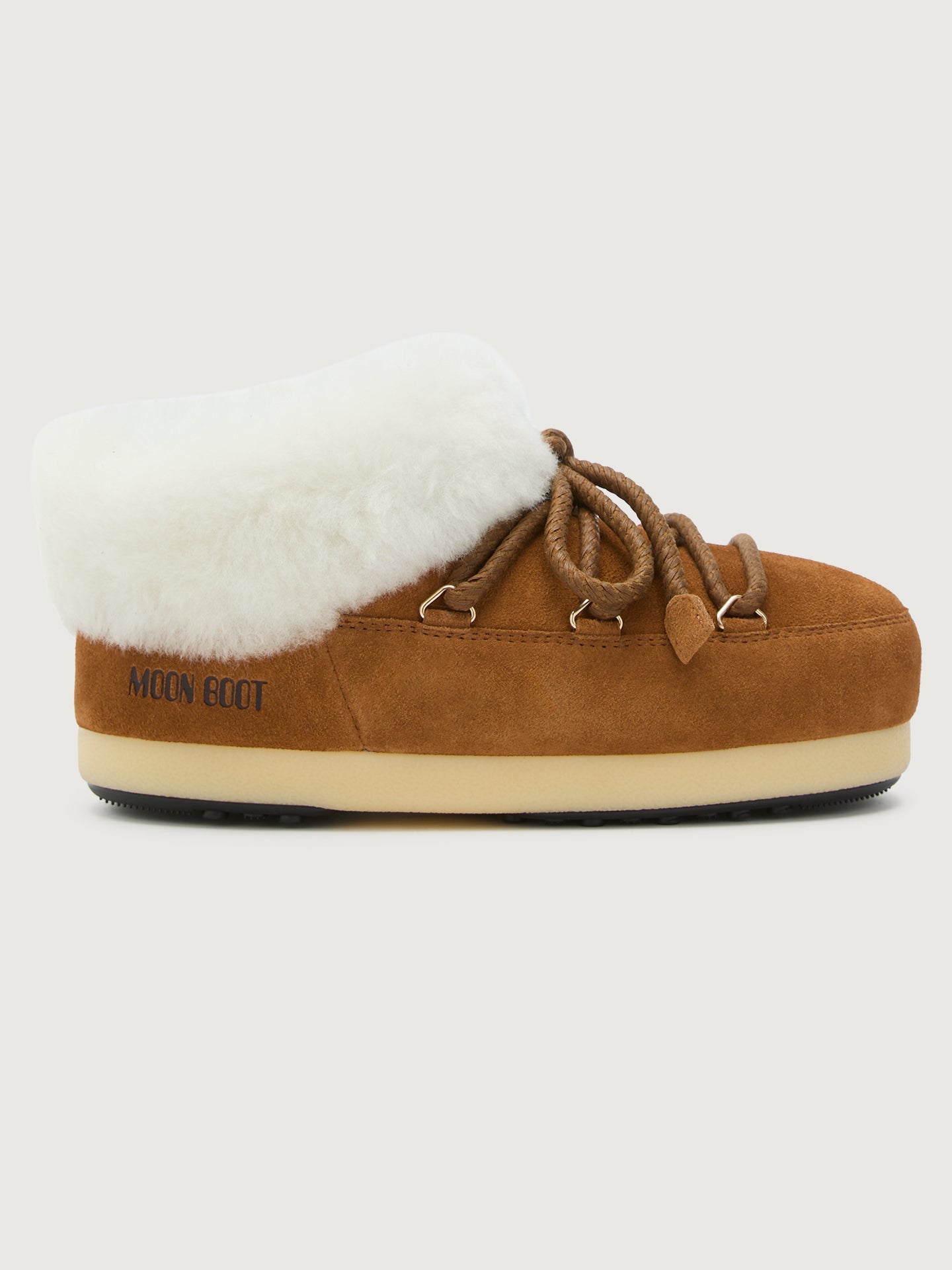 Carbon38 Moon Boot EVX Mule Suede - Cognac/Natural