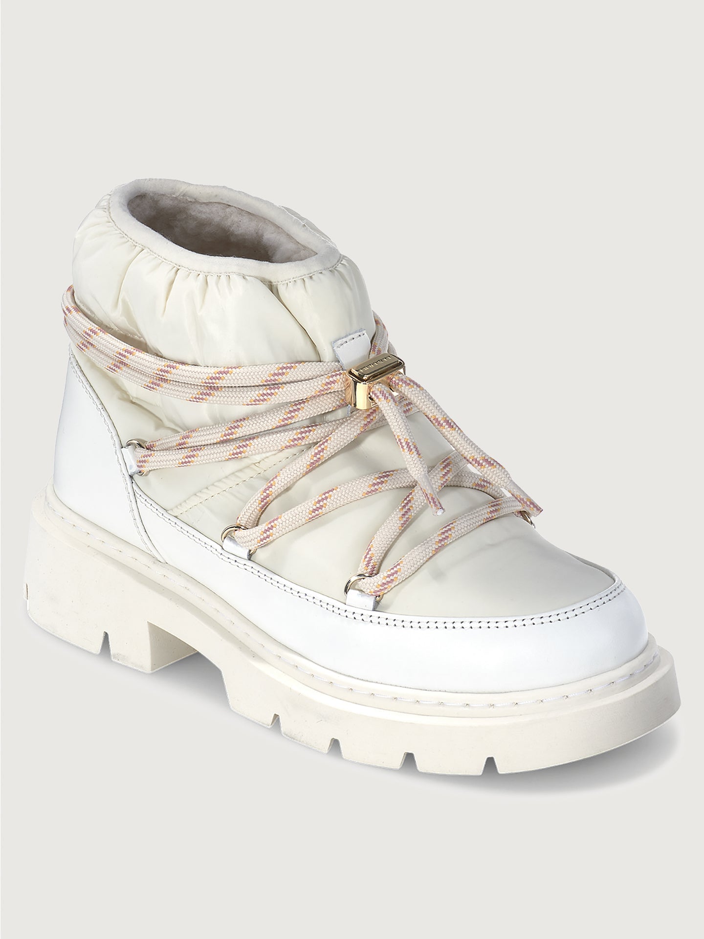 Carbon38 Biker Puffer - Off White