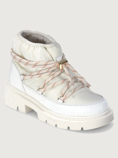 Carbon38 Biker Puffer - Off White