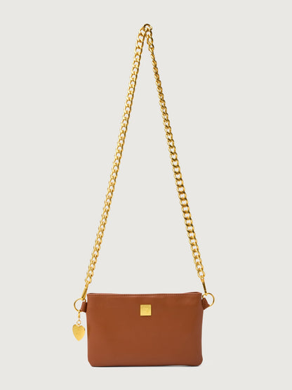 Carbon38 Fame - Saddle Leather/Saddle Web/Gold Hardware