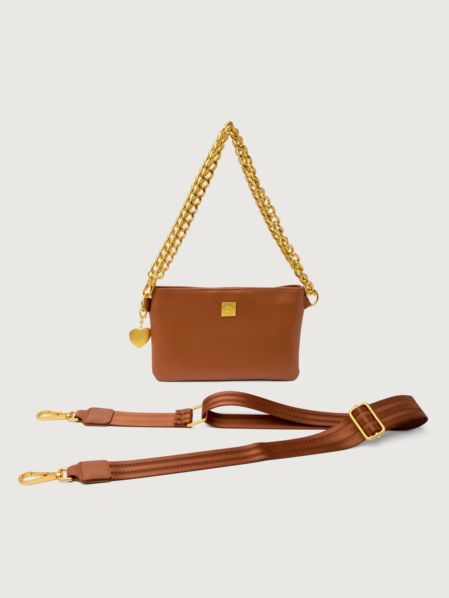 Carbon38 Fame - Saddle Leather/Saddle Web/Gold Hardware