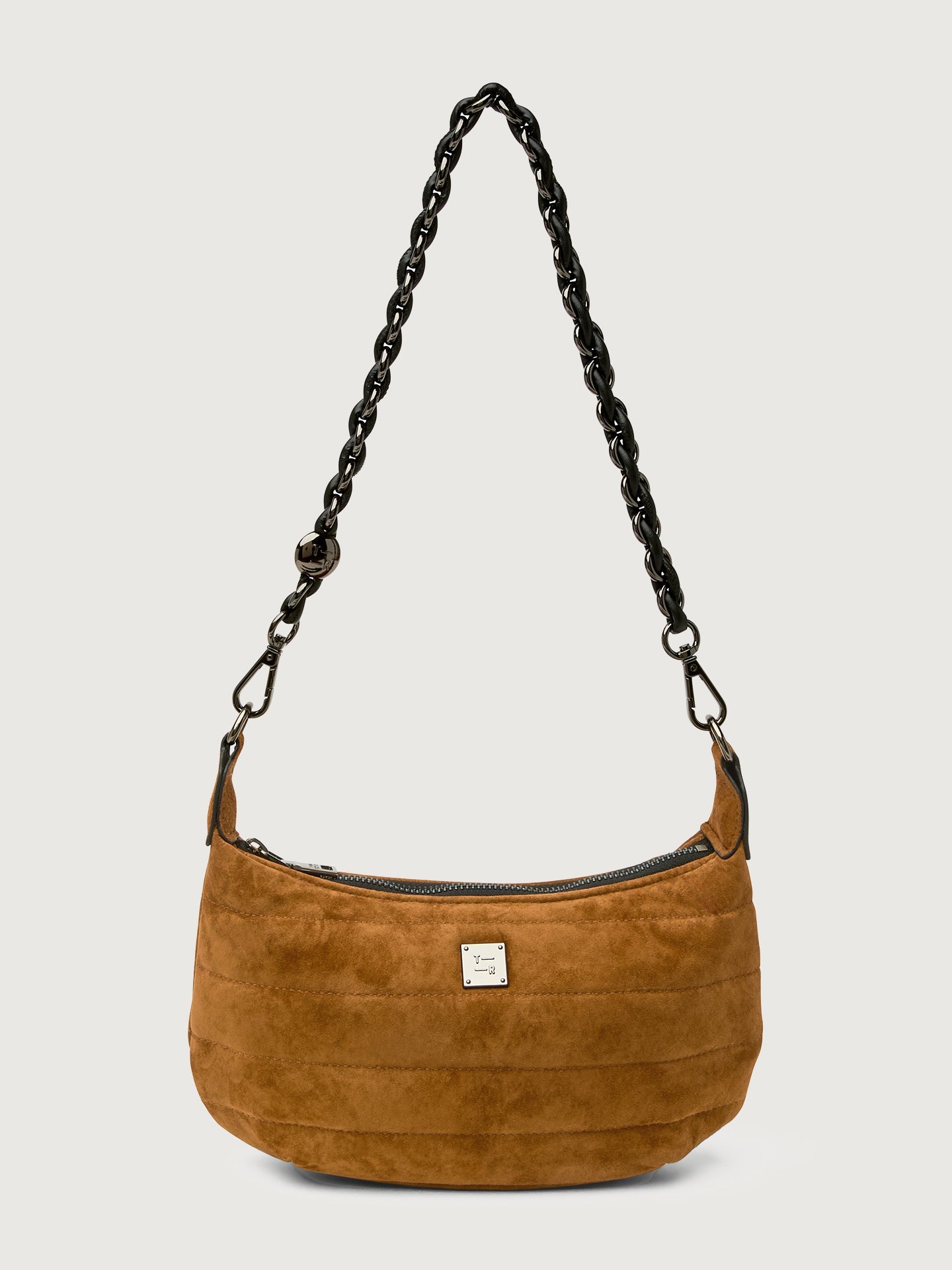 Carbon38 Mini Moon - Golden Suede/ Gunmetal Hardware/Black/Black Web