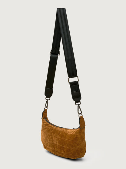 Carbon38 Mini Moon - Golden Suede/ Gunmetal Hardware/Black/Black Web