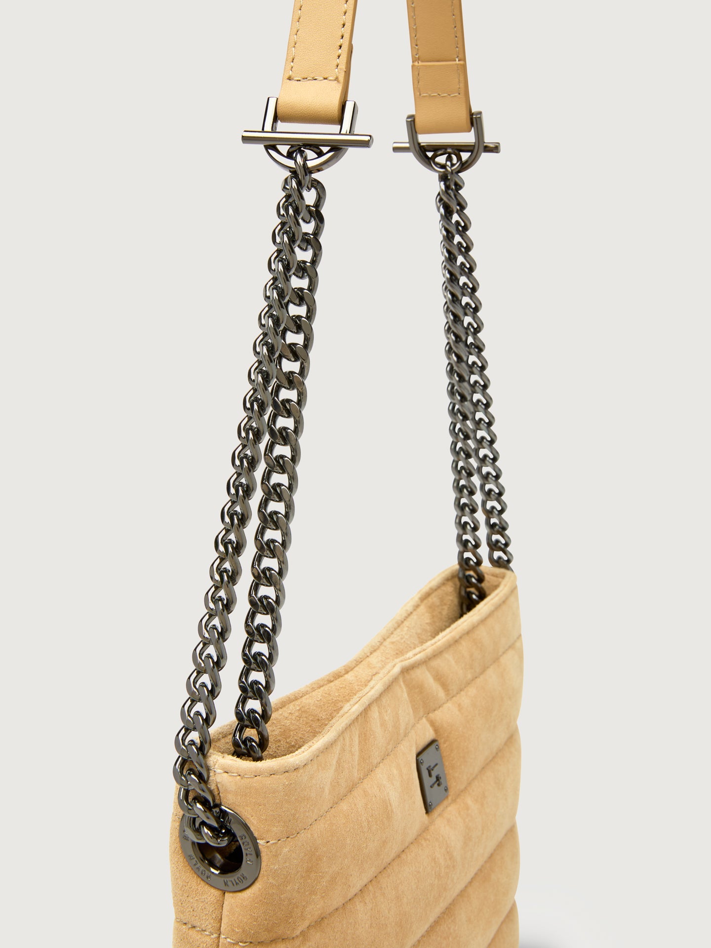 Carbon38 Dream Stash - Light Beige Sude/Gunmetal Hardware
