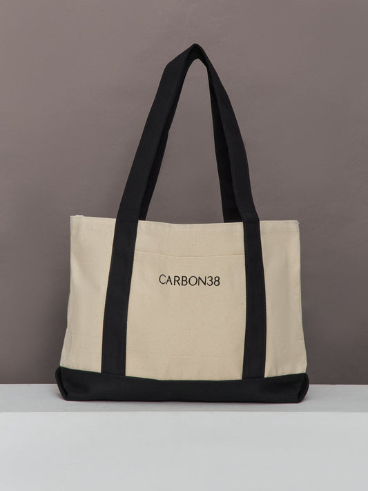 Carbon38 Carbon38 Branded Tote - Ivory