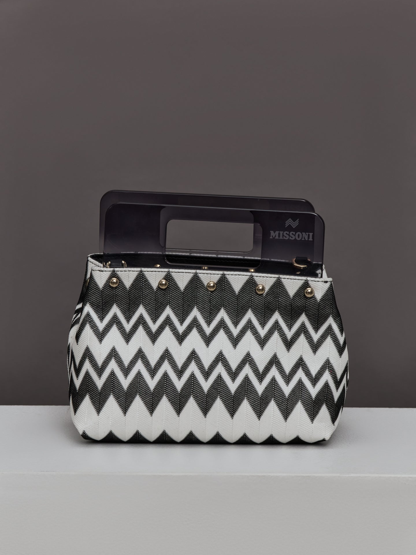 Carbon38 Plexi Pouch Small - Wave Black/White