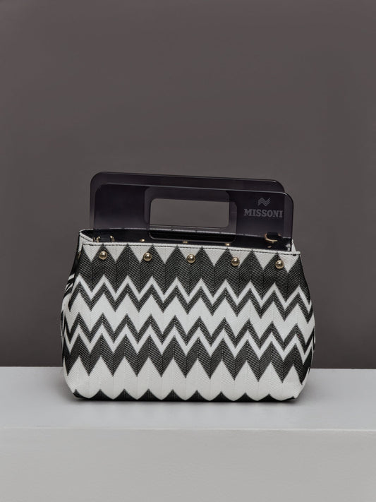 Carbon38 Plexi Pouch Small - Wave Black/White