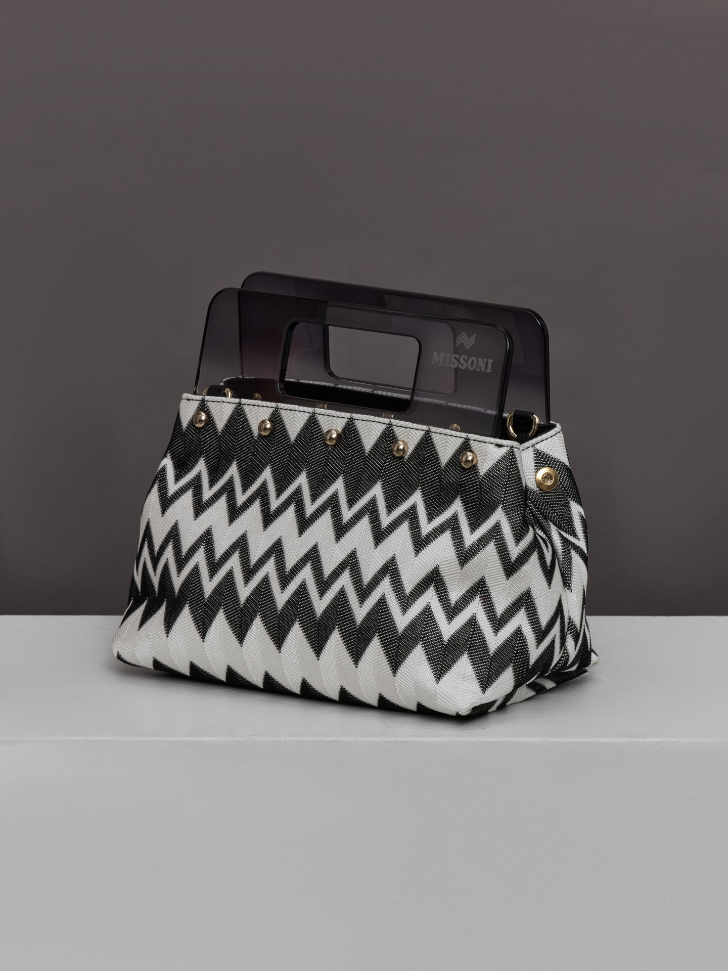 Carbon38 Plexi Pouch Small - Wave Black/White