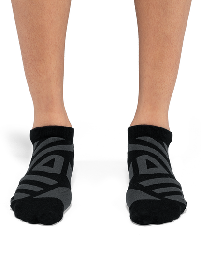 Carbon38 Performance Low Sock - Black | Shadow
