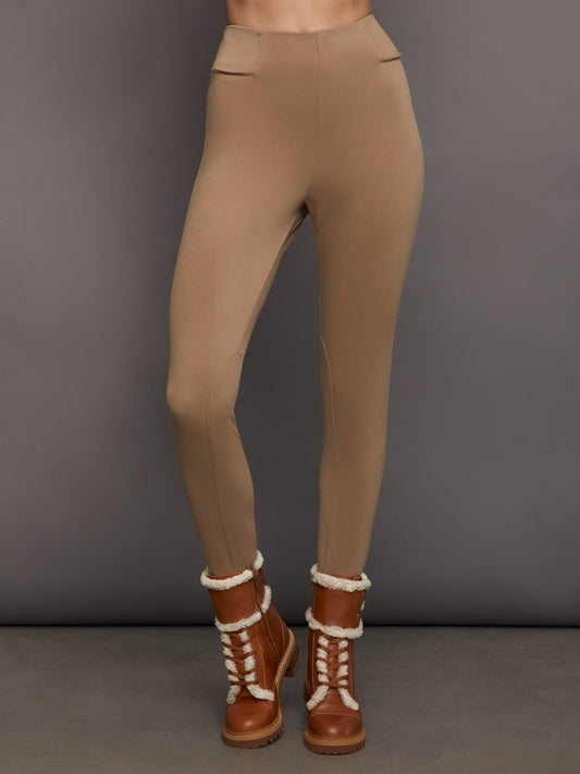 Carbon38 Stretch Twill Stirrup Legging - Khaki
