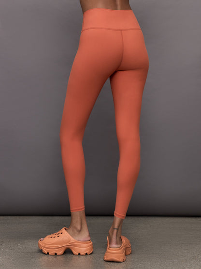 Carbon38 High Rise Legging in Melt - Burnt Sienna