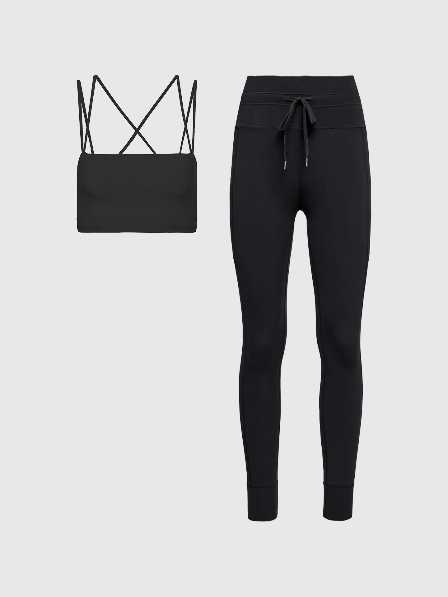 Carbon38 Strappy Bra & Pocket Legging in Melt Bundle