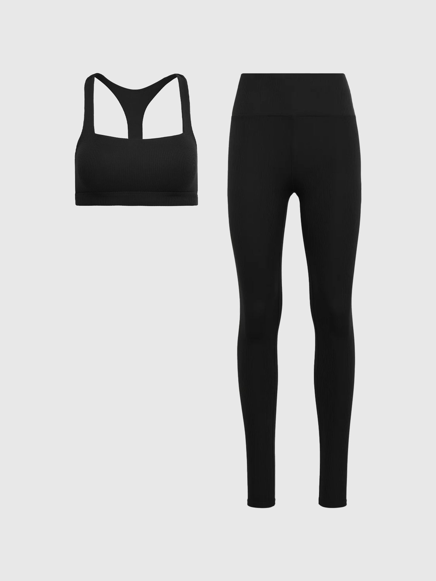 Carbon38 Ribbed Melt Bra & Legging Bundle