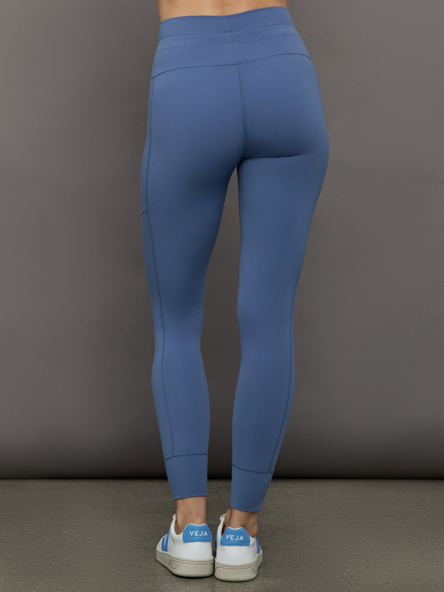 Carbon38 High Rise Sport Pocket Legging in Melt - Blue Horizon