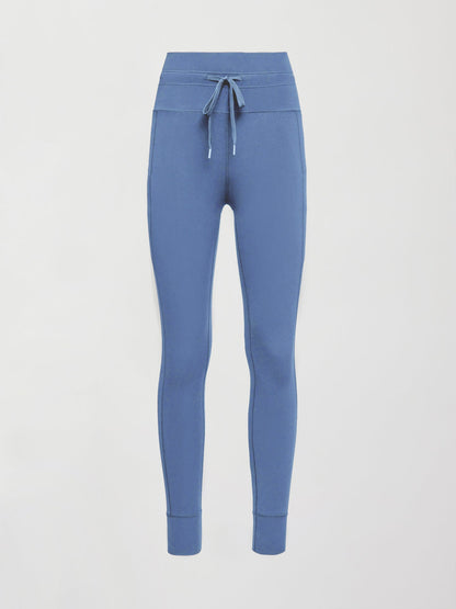 Carbon38 High Rise Sport Pocket Legging in Melt - Blue Horizon