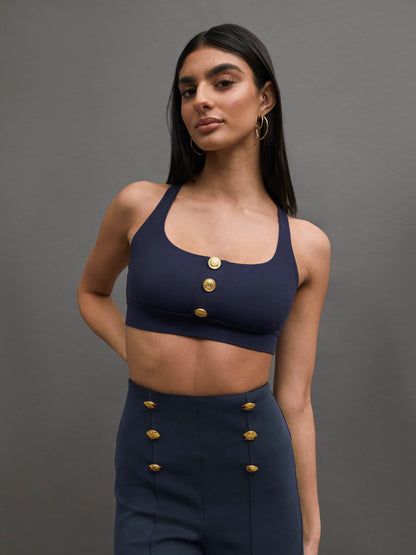 Carbon38 SAILOR BRALETTE - NAVY