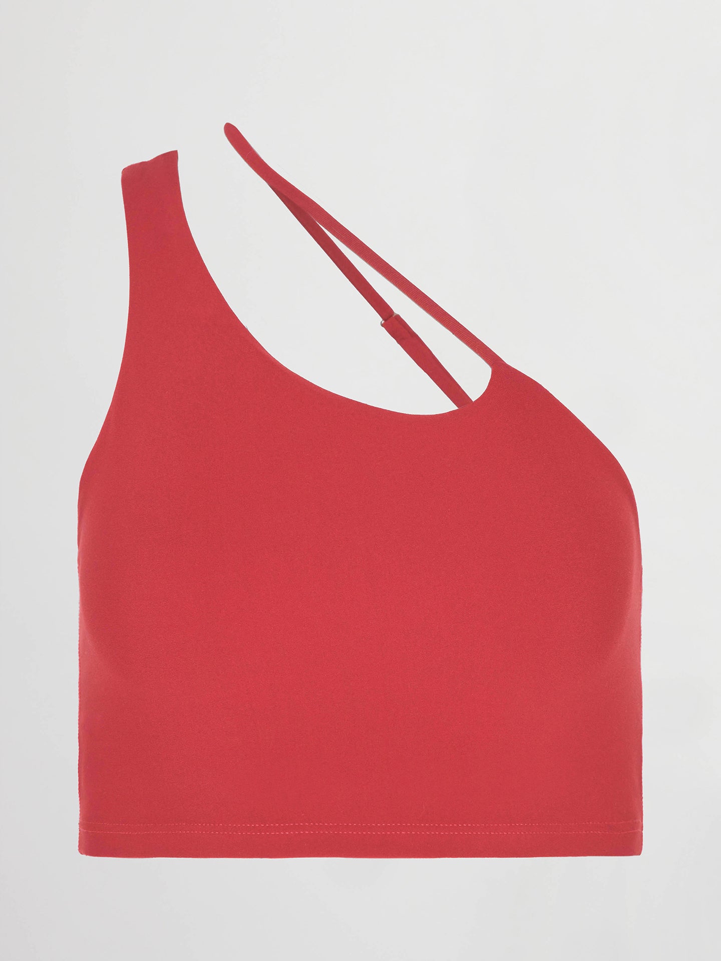 Carbon38 One Shoulder Convertible Bra Top in Melt - Tomato