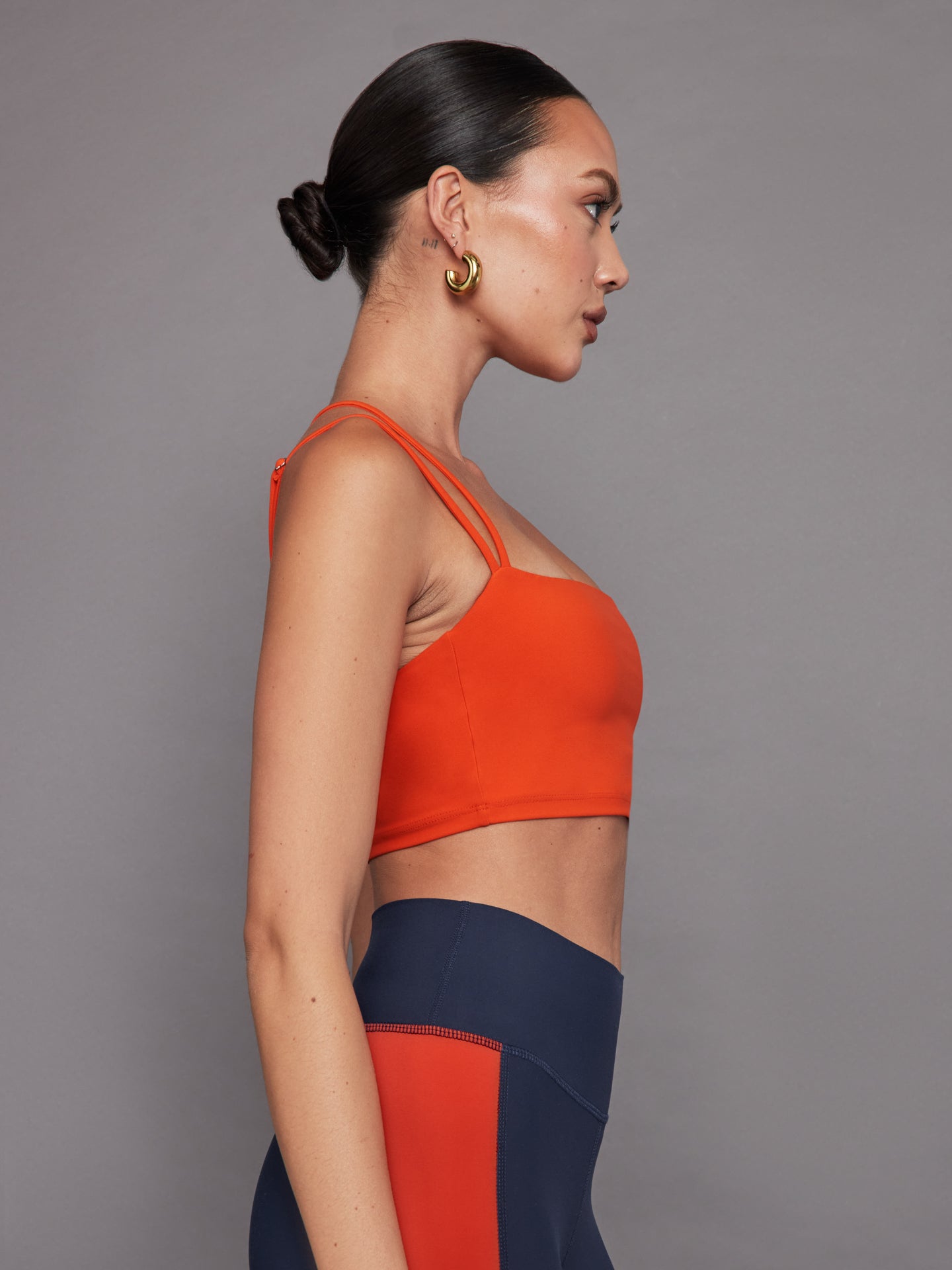 Carbon38 Strappy Bra in Melt - Orange