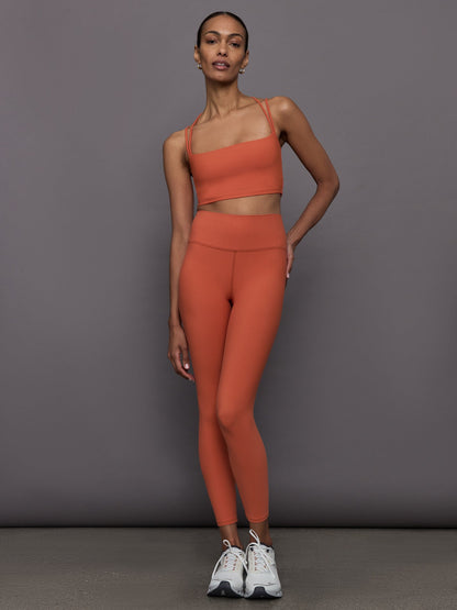 Carbon38 Strappy Bra in Melt - Burnt Sienna