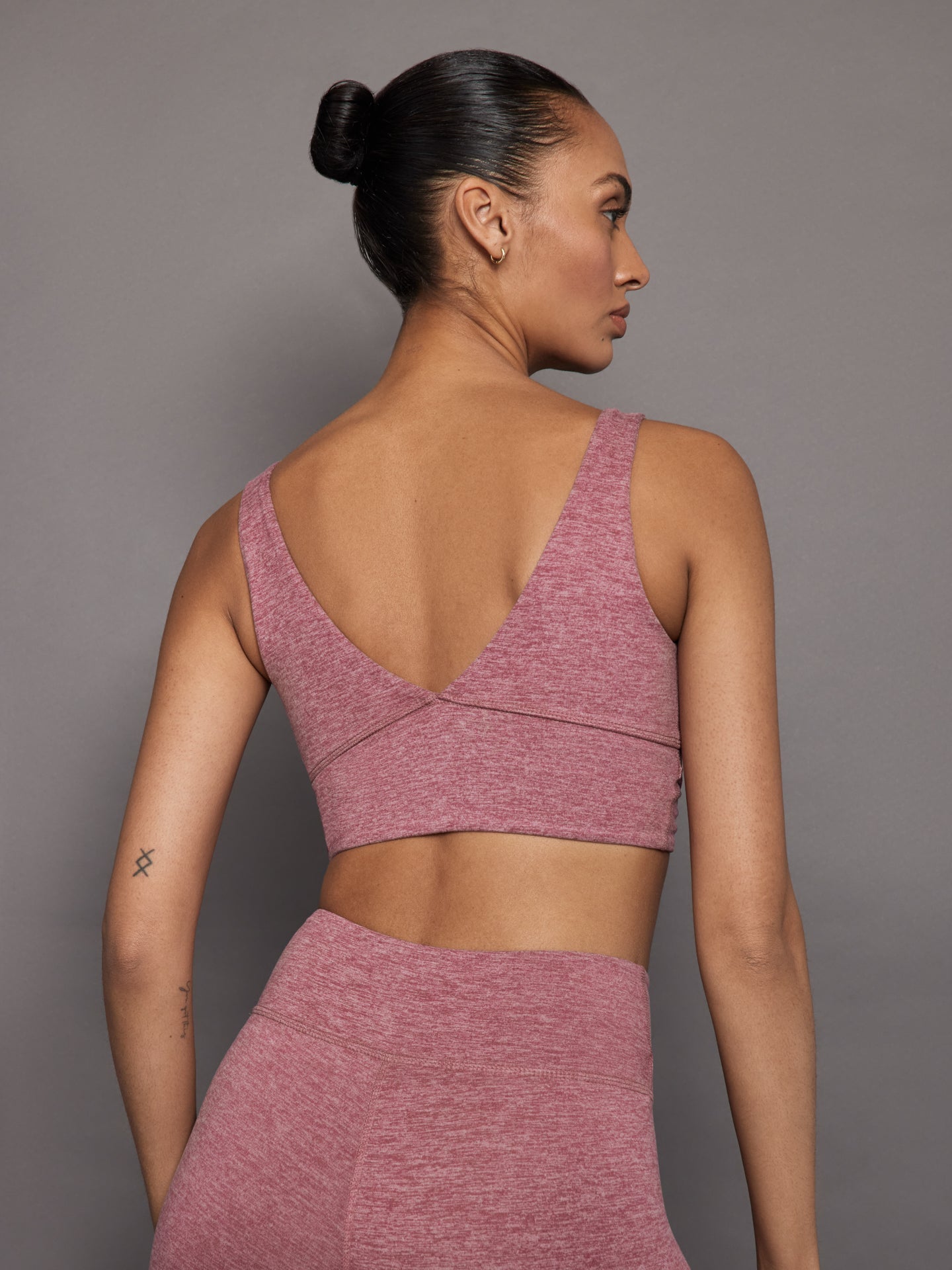 Carbon38 Wrap Bra in Heather Melt - Hawthorn Rose Heather