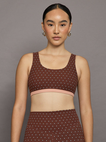 Carbon38 Maho Harlow Bra - Polka Dots